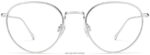 Warby Parker ezra N8ZXX8216 perdahlı gümüş gözlük - Image 3