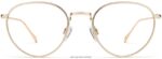 Warby Parker ezra N8ZXX8217 cilalı altın gözlük - Image 3