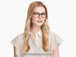 Warby Parker fara N8ZXX8344 cilalı altın ile susam kaplumbağası gözlük - Image 2
