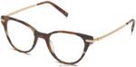 Warby Parker fara N8ZXX8344 cilalı altın ile susam kaplumbağası gözlük