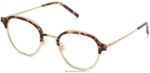 Warby Parker Finnegan N8ZXX891 cilalı altın ile katmanlı fındık kaplumbağası gözlük