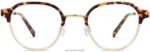 Warby Parker Finnegan N8ZXX891 cilalı altın ile katmanlı fındık kaplumbağası gözlük - Image 4