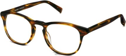 Warby Parker fırıncı N8ZXX8279 çizgili sassafralar gözlük