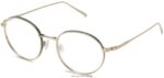 Warby Parker Garnizon N8ZXX8487 sarmaşıkla parlatılmış altın gözlük