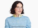 Warby Parker Garnizon N8ZXX8488 meşe fıçı ile cilalı gümüş gözlük - Image 3