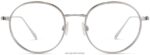 Warby Parker Garnizon N8ZXX8488 meşe fıçı ile cilalı gümüş gözlük - Image 4