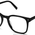 Warby Parker gül N8ZXX8447 Jet Siyahı gözlük