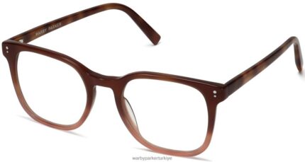 Warby Parker gül N8ZXX8448 dut kaplumbağası soluyor gözlük