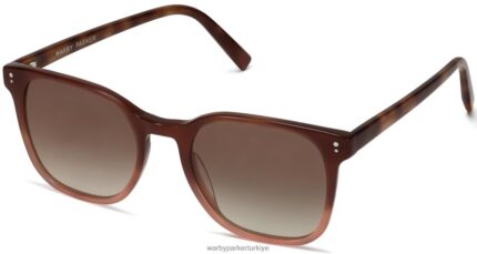 Warby Parker gül N8ZXX8789 dut kaplumbağası soluyor gözlük