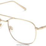 Warby Parker gus N8ZXX8140 cilalı altın gözlük
