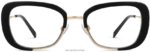 Warby Parker halime N8ZXX8184 cilalı altın ile katmanlı pus gözlük - Image 4