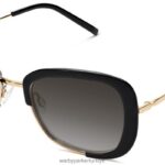 Warby Parker halime N8ZXX8653 cilalı altın ile katmanlı pus gözlük