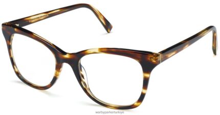 Warby Parker Hallie N8ZXX8580 çizgili sassafralar gözlük