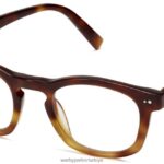 Warby Parker Hannon N8ZXX8186 güneş ışını kaplumbağası soluyor gözlük