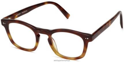 Warby Parker Hannon N8ZXX8186 güneş ışını kaplumbağası soluyor gözlük