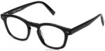 Warby Parker Hannon N8ZXX8187 Jet Siyahı gözlük