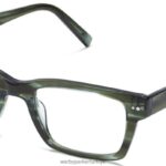 Warby Parker Hartman N8ZXX8409 çizgili selvi gözlük