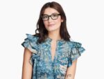 Warby Parker Hartman N8ZXX8409 çizgili selvi gözlük - Image 3
