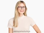 Warby Parker Haskell N8ZXX8116 masmavi kristal gözlük - Image 3