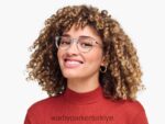 Warby Parker Haskell N8ZXX8117 akçaağaç ile kristal gözlük - Image 3
