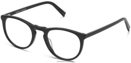 Warby Parker Haskell N8ZXX8119 Jet Siyahı gözlük
