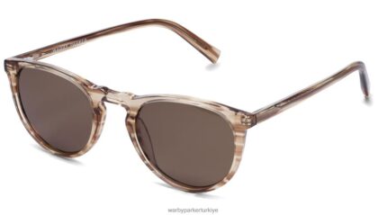 Warby Parker Haskell N8ZXX8716 kestane kristali gözlük