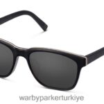 Warby Parker havlayan N8ZXX8872 siyah mat tutulma gözlük