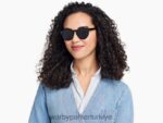 Warby Parker hayes N8ZXX8798 Jet Siyahı gözlük - Image 3