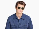 Warby Parker Henderson N8ZXX8658 cilalı altın ile meşe fıçı gözlük - Image 2