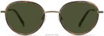 Warby Parker Henderson N8ZXX8658 cilalı altın ile meşe fıçı gözlük - Image 4