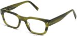 Warby Parker Herman N8ZXX831 çizgili enginar gözlük