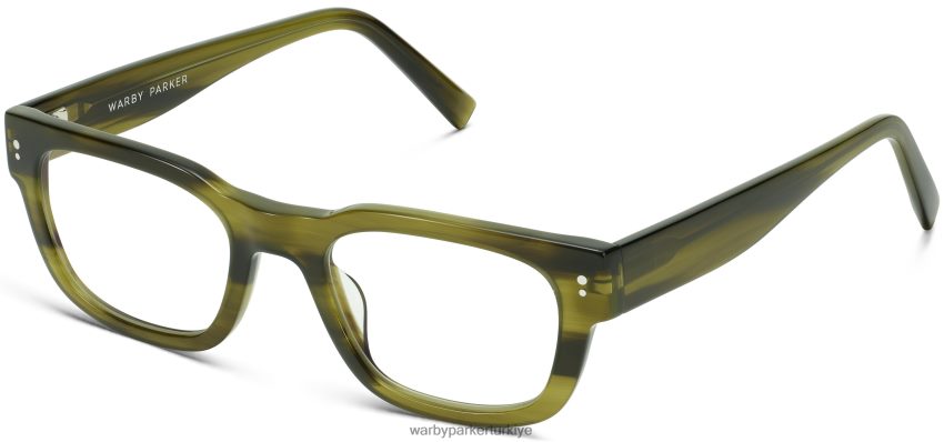 warby_parker_herman_n8zxx831_cizgili_enginar_gozluk.jpg Warby Parker Herman N8ZXX831 çizgili enginar gözlük - Image 1