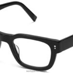 Warby Parker Herman N8ZXX832 Jet Siyahı gözlük
