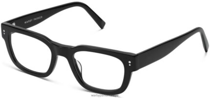 Warby Parker Herman N8ZXX832 Jet Siyahı gözlük