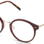 Warby Parker jayla N8ZXX8425 riesling ile kızıl kırmızı gözlük
