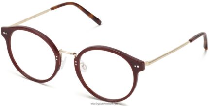 Warby Parker jayla N8ZXX8425 riesling ile kızıl kırmızı gözlük