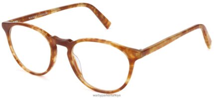 Warby Parker kahya N8ZXX884 karamela kaplumbağası gözlük