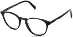Warby Parker kahya N8ZXX887 Jet Siyahı gözlük