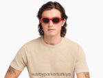 Warby Parker karamel N8ZXX8791 çilek ravent gözlük - Image 3