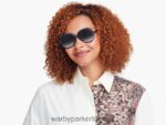 Warby Parker karina N8ZXX8910 mavi mağara kristali gözlük - Image 2
