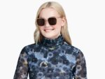 Warby Parker katori N8ZXX8775 cilalı altın ile hanımeli gözlük - Image 2