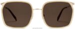 Warby Parker katori N8ZXX8775 cilalı altın ile hanımeli gözlük - Image 4