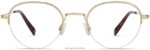 Warby Parker konserve N8ZXX850 cilalı altın gözlük - Image 4