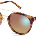 Warby Parker Laney N8ZXX8818 cilalı altın ile kerpiç kaplumbağa gözlük
