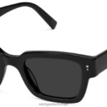 Warby Parker latrell N8ZXX8750 Jet Siyahı gözlük