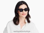 Warby Parker latrell N8ZXX8750 Jet Siyahı gözlük - Image 3