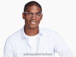 Warby Parker Lawrence N8ZXX8303 deniz camı gri gözlük - Image 2