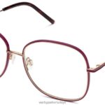 Warby Parker leah N8ZXX8461 cilalı altın ile gül elma gözlük