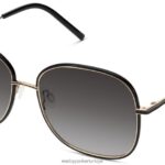 Warby Parker leah N8ZXX8693 cilalı altın ile jet siyahı gözlük