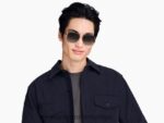 Warby Parker leah N8ZXX8693 cilalı altın ile jet siyahı gözlük - Image 3